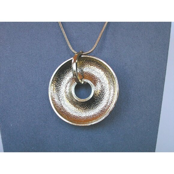 Colorful Enamel Abstract Pendant Necklace & Earrings Set By Charming Charlie - Picture 4 of 8